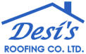 Desi's Roofing Logo