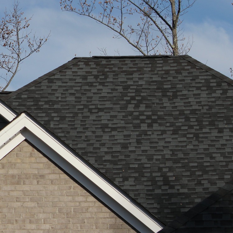 New roof asphalt shingles
